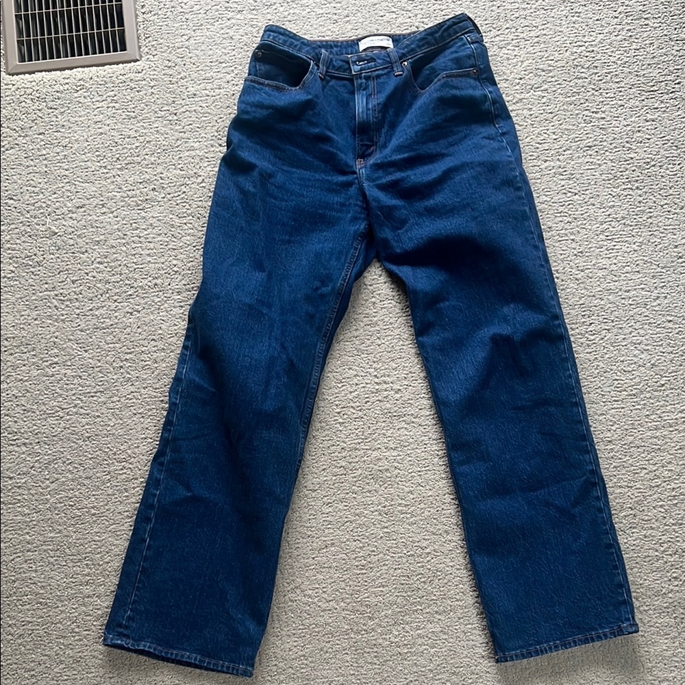 Abercrombie & Fitch High Rise Blue Jeans
